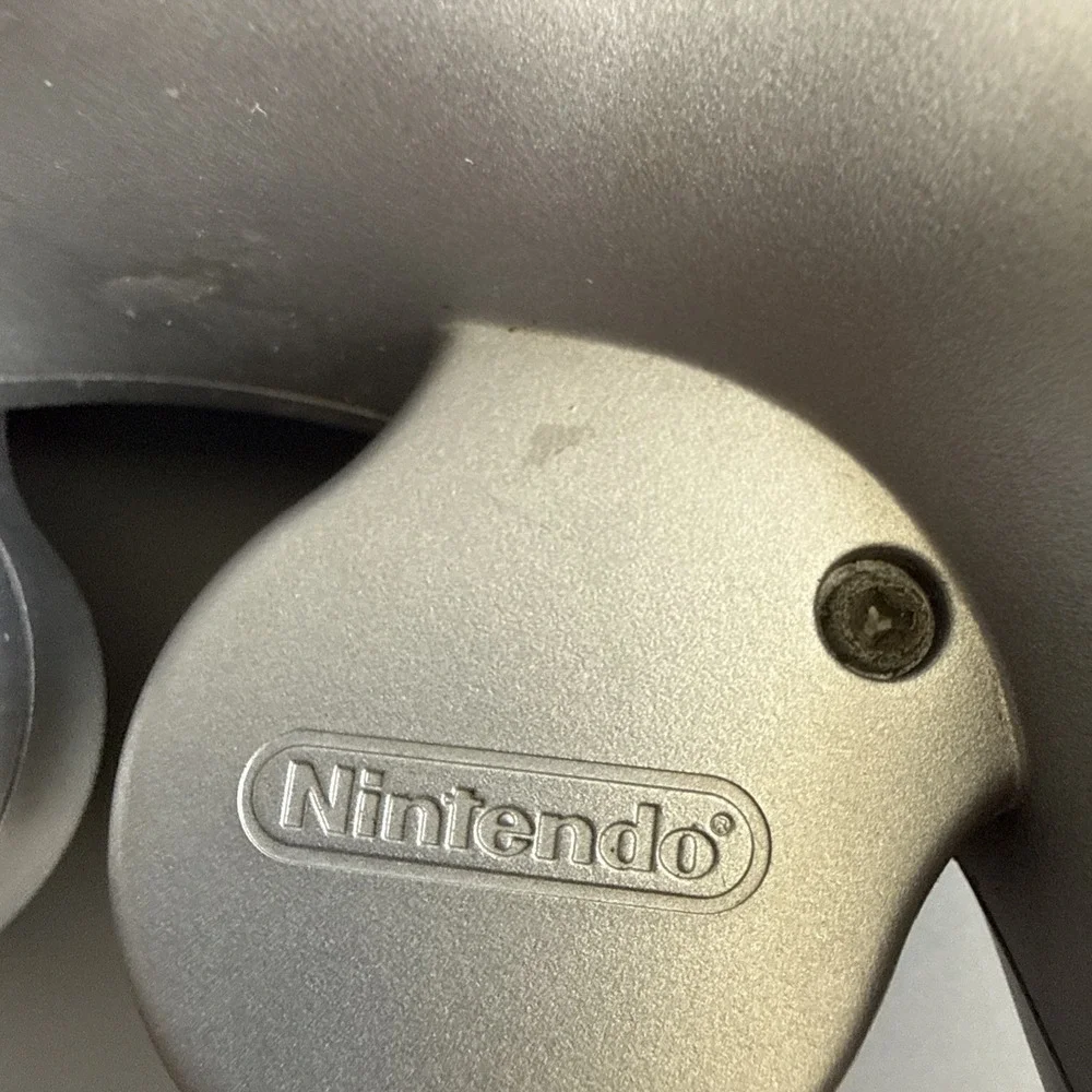 Genuine OEM Nintendo GameCube DOL-003 Platinum Silver Controller Untested